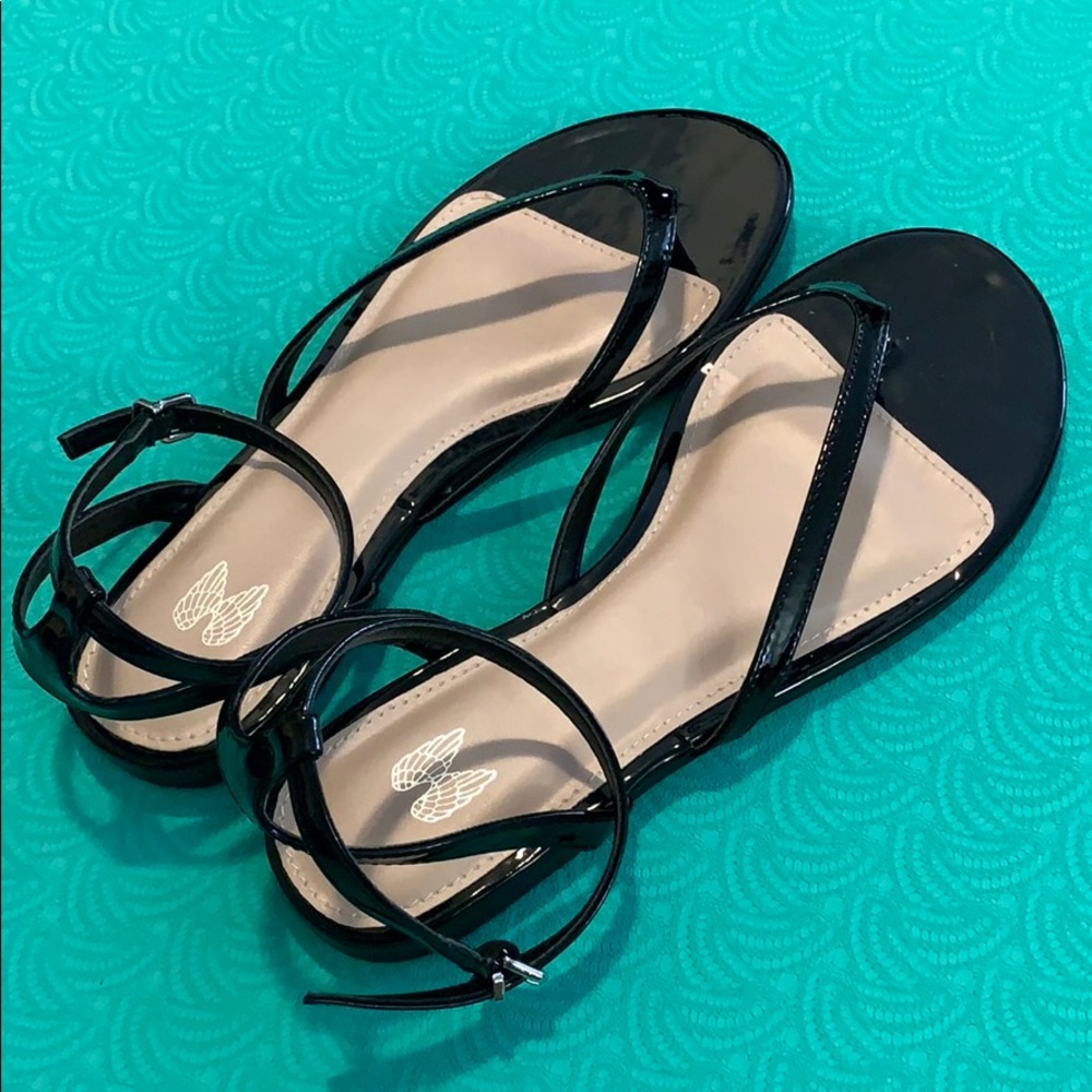 Black sandals from Victoria’s Secret